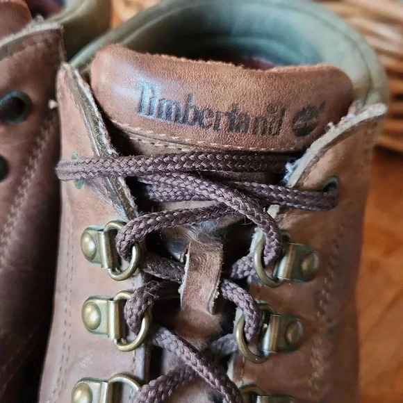 Timberland Brown Lace Up Boots - Picture 8 of 16